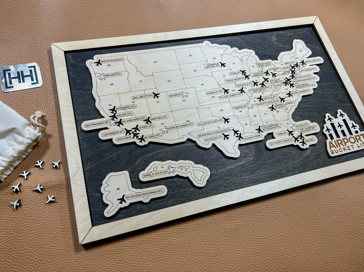 Every Chase | U.S. Airports Bucket List Map | Curated