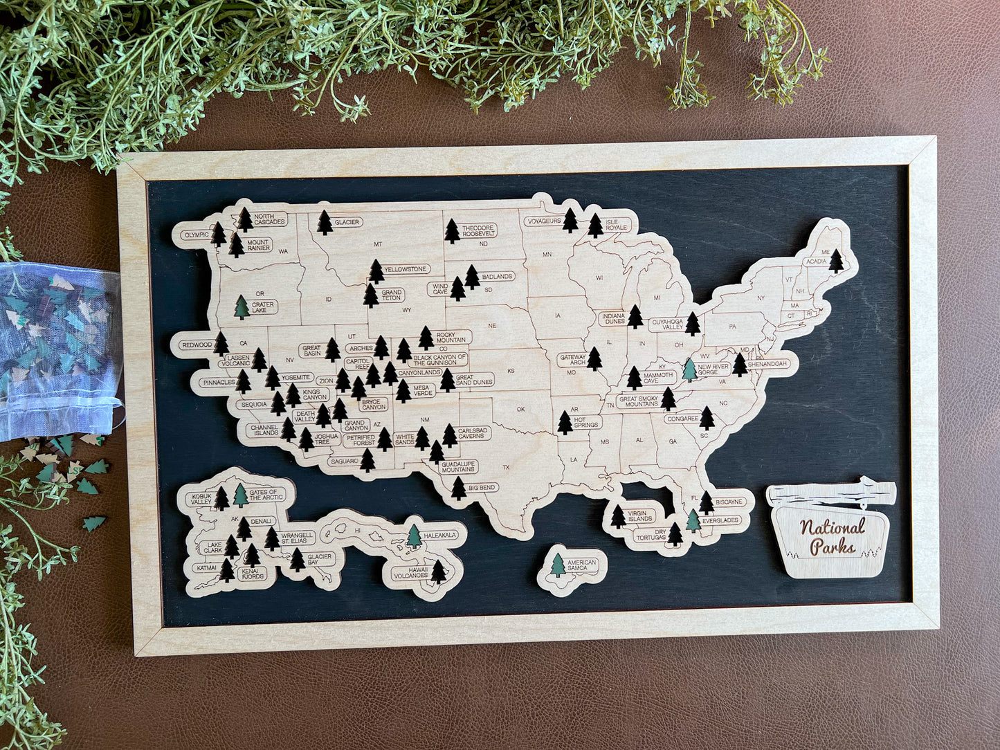 Every Chase | National Parks Bucket List Map | USA