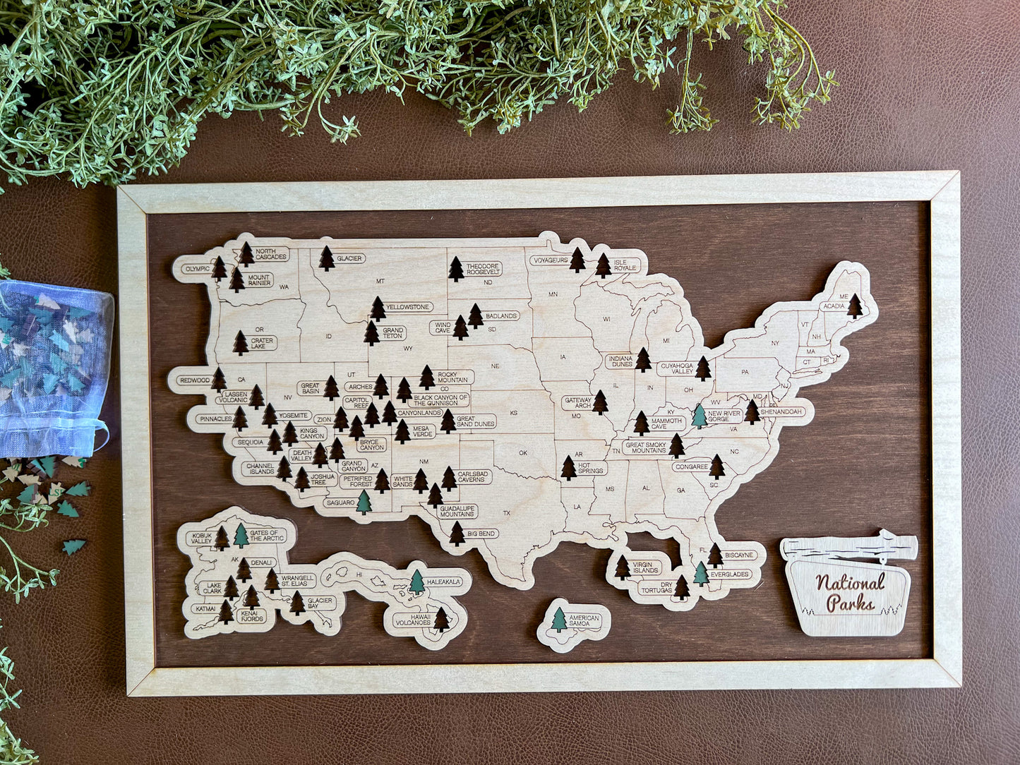 Every Chase | National Parks Bucket List Map | USA