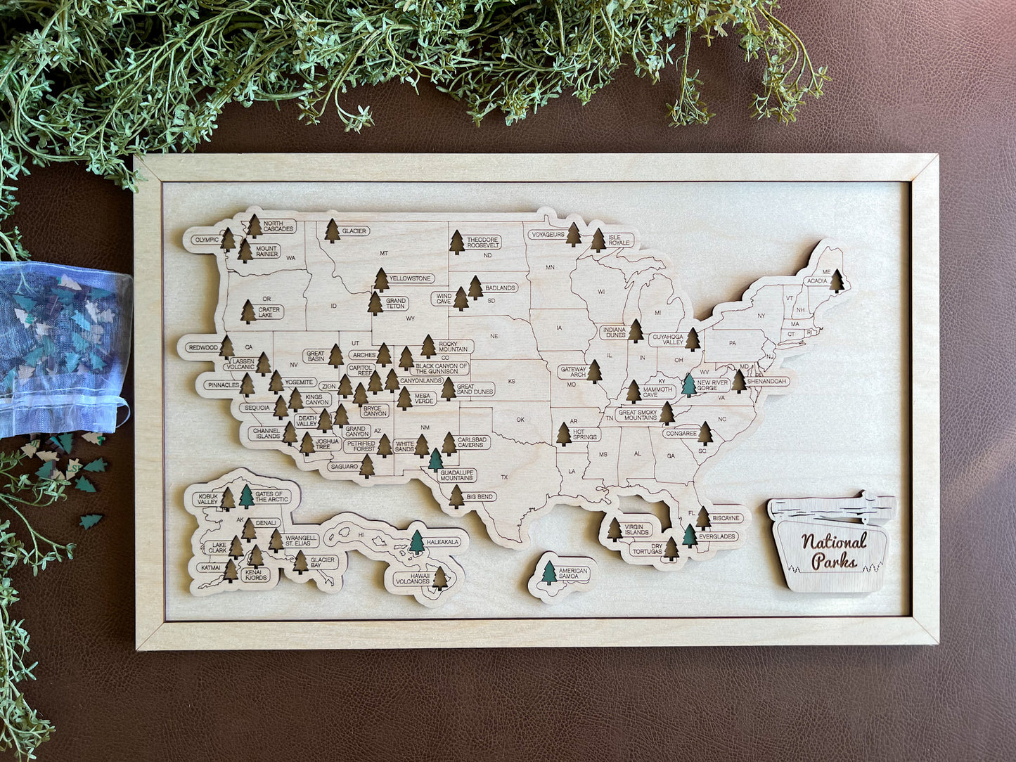 Every Chase | National Parks Bucket List Map | USA