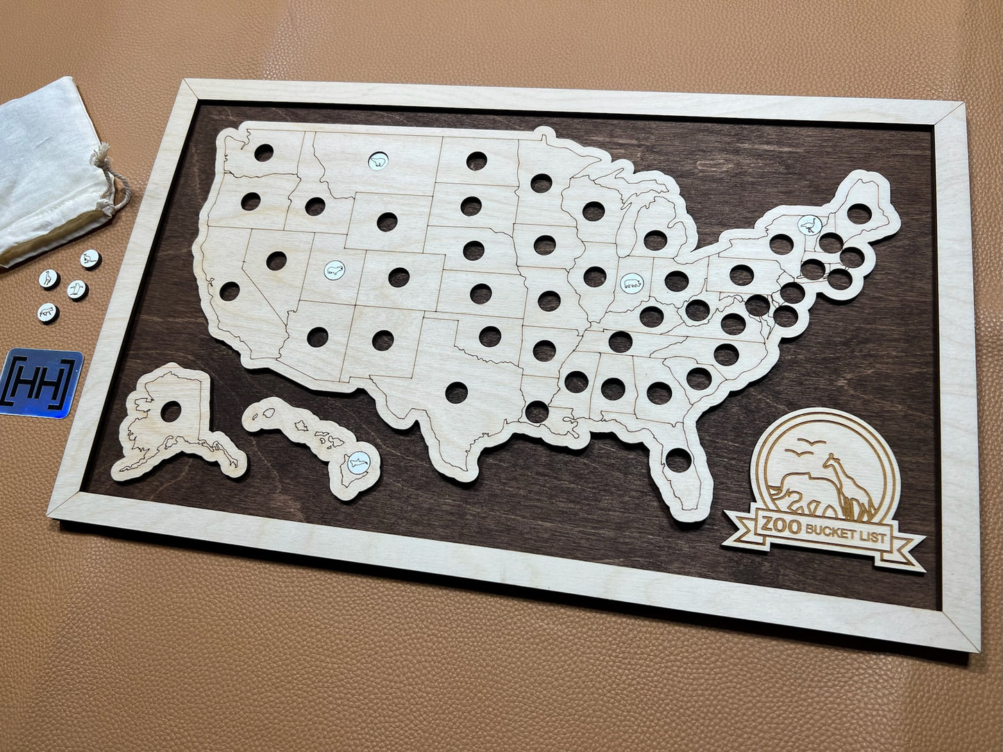 Every Chase | Zoo Bucket List Map | 1-Per-State