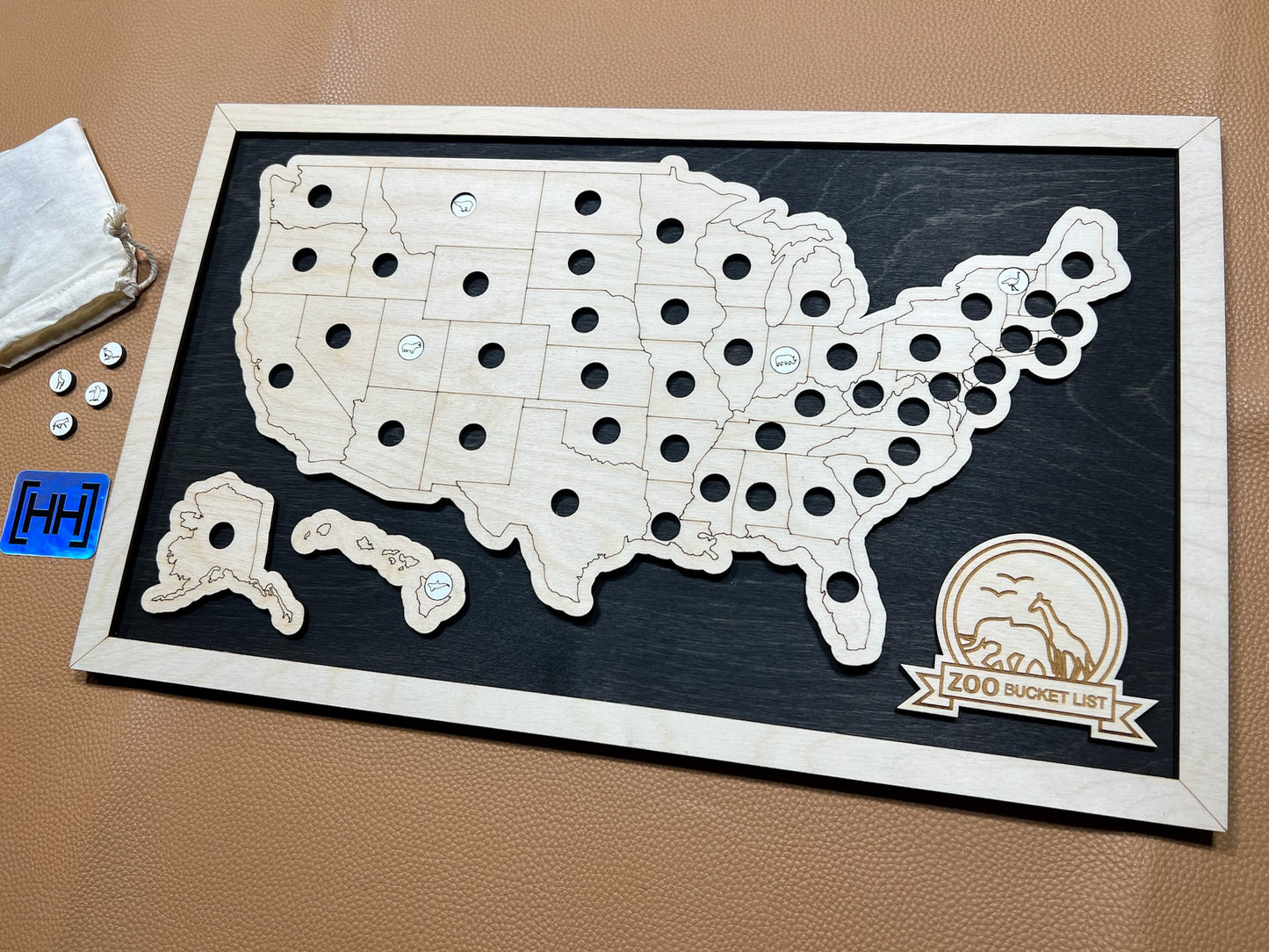 Every Chase | Zoo Bucket List Map | 1-Per-State