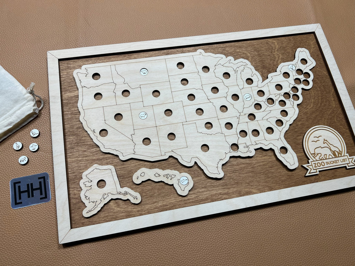 Every Chase | Zoo Bucket List Map | 1-Per-State