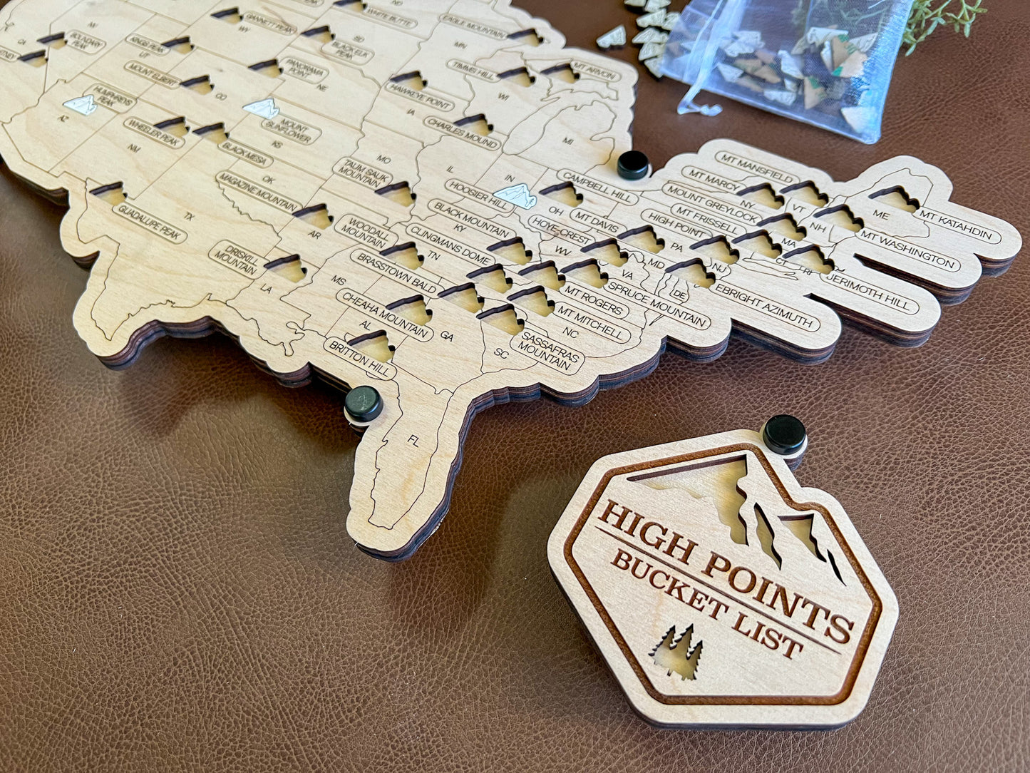 Every Chase | High Points Bucket List Map | Curated