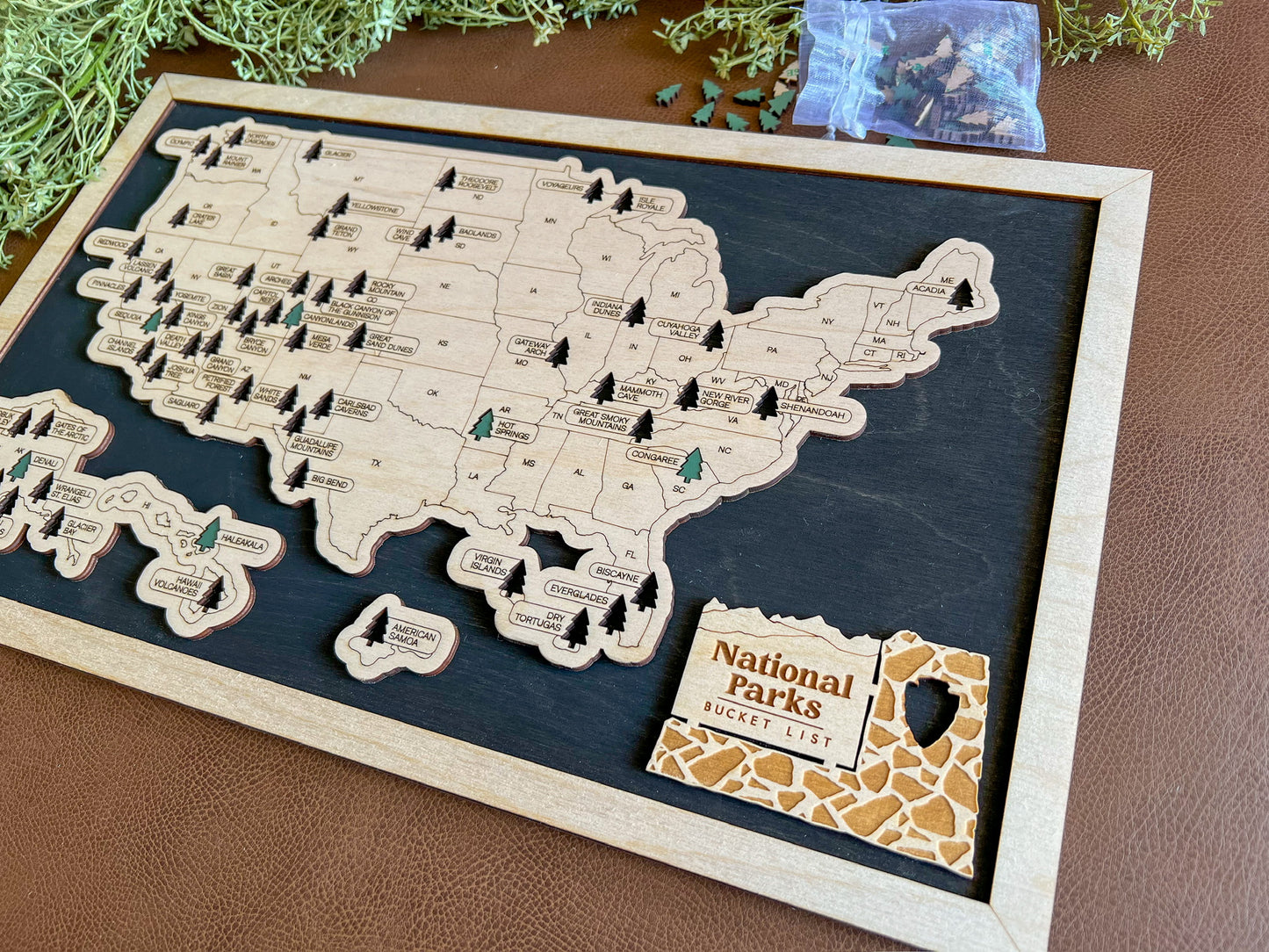 Every Chase | National Parks Bucket List Map | USA