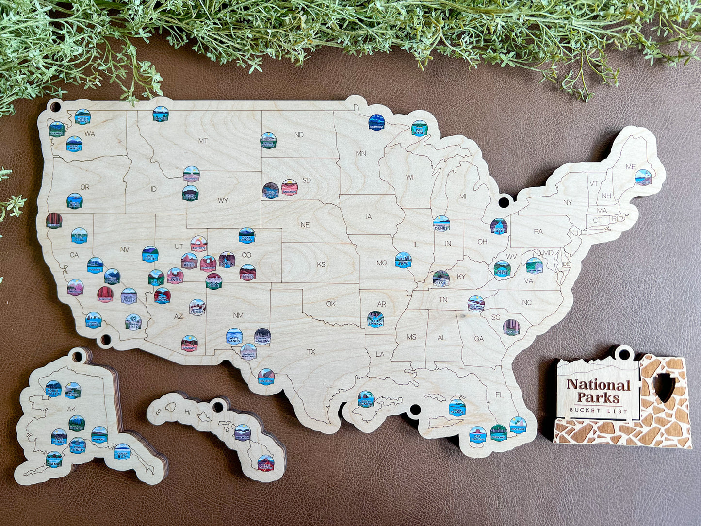 Every Chase | National Parks Bucket List Map | USA