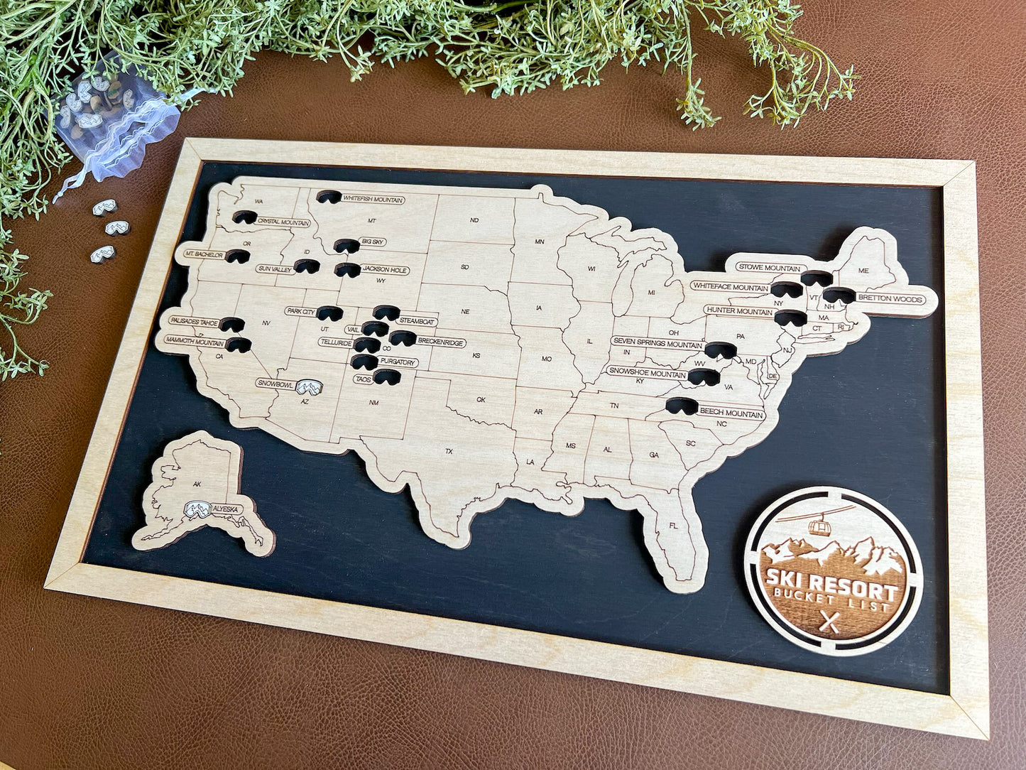 Every Chase | Ski Resorts Bucket List Map | Curated