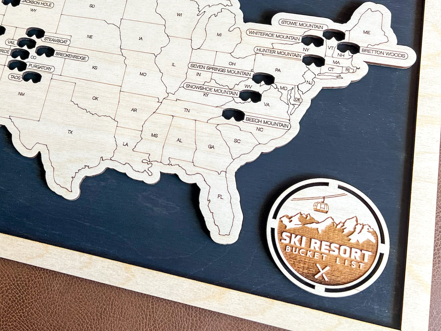 Every Chase | Ski Resorts Bucket List Map | Curated