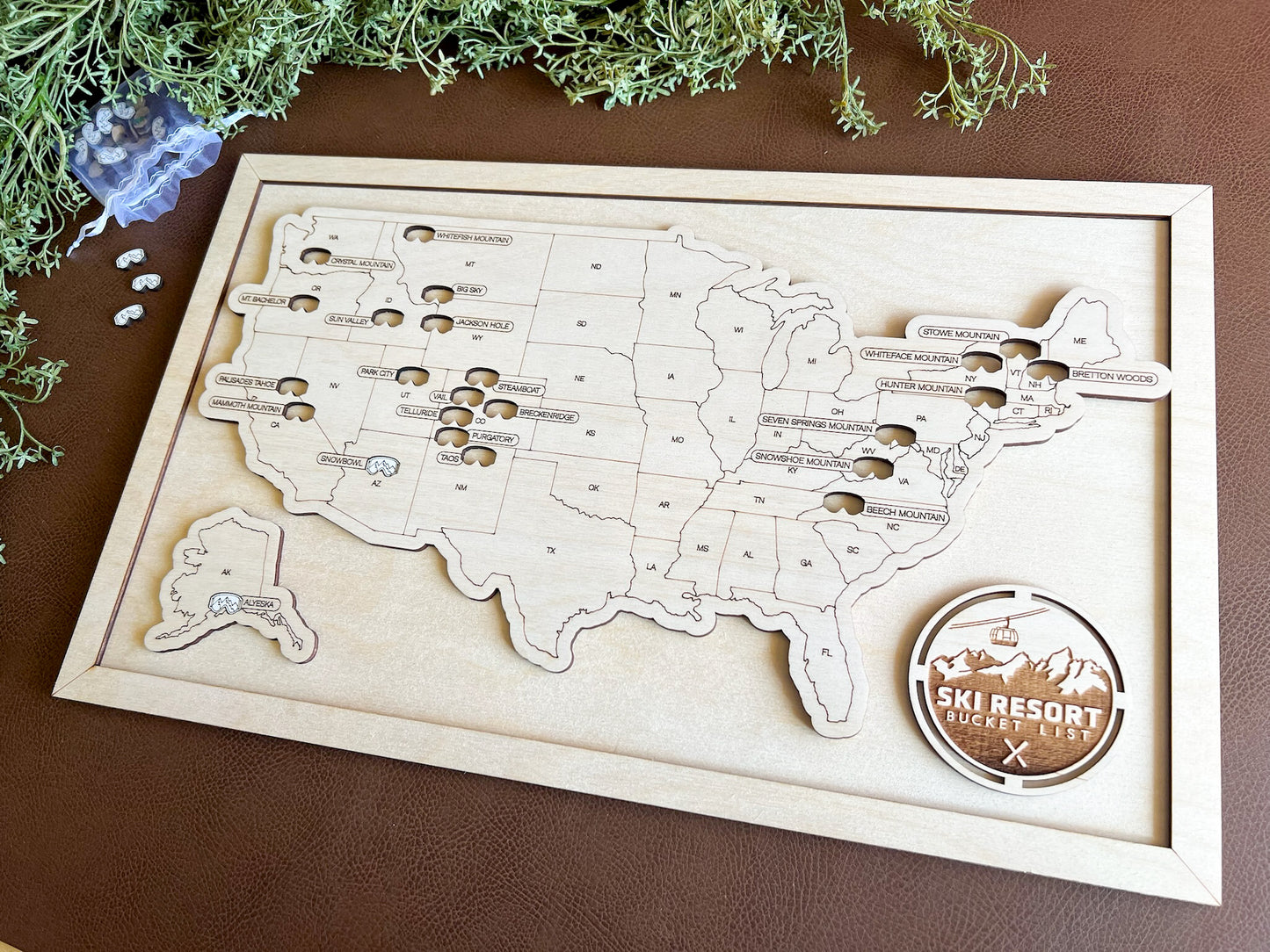 Every Chase | Ski Resorts Bucket List Map | Curated