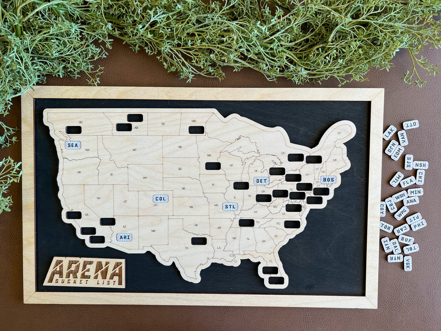Every Chase | Pro Hockey Arena Bucket List Map | U.S. & Canadian