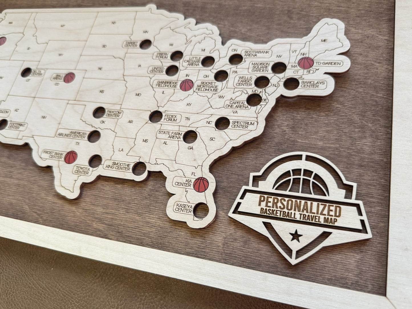 Every Chase | Men’s Pro Basketball Arena Map
