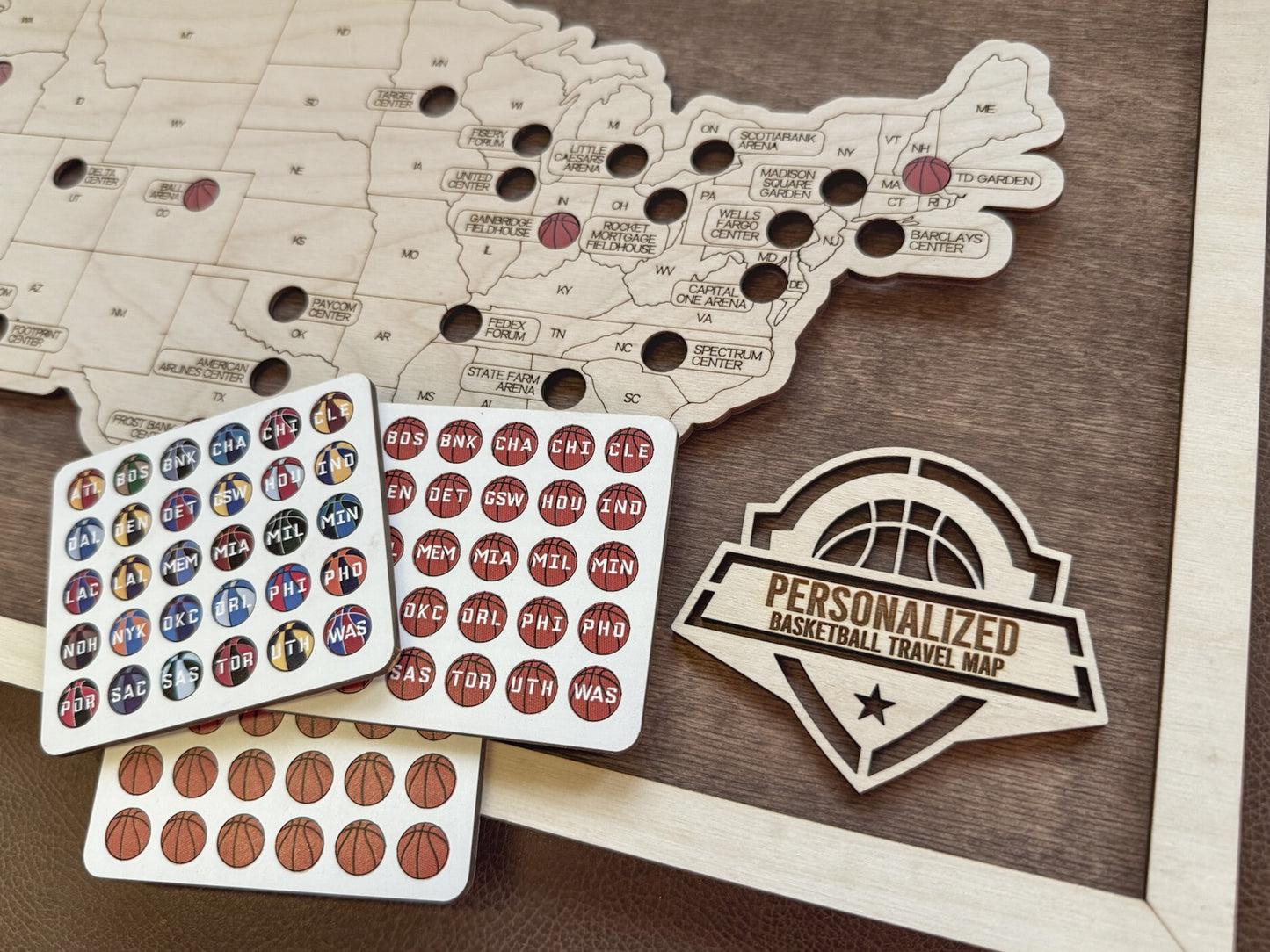 Every Chase | Men’s Pro Basketball Arena Map