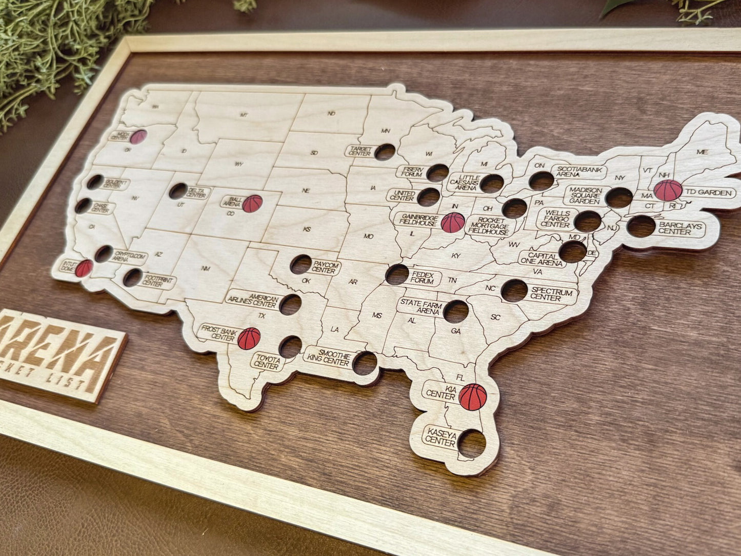 Every Chase | Men’s Pro Basketball Arena Map