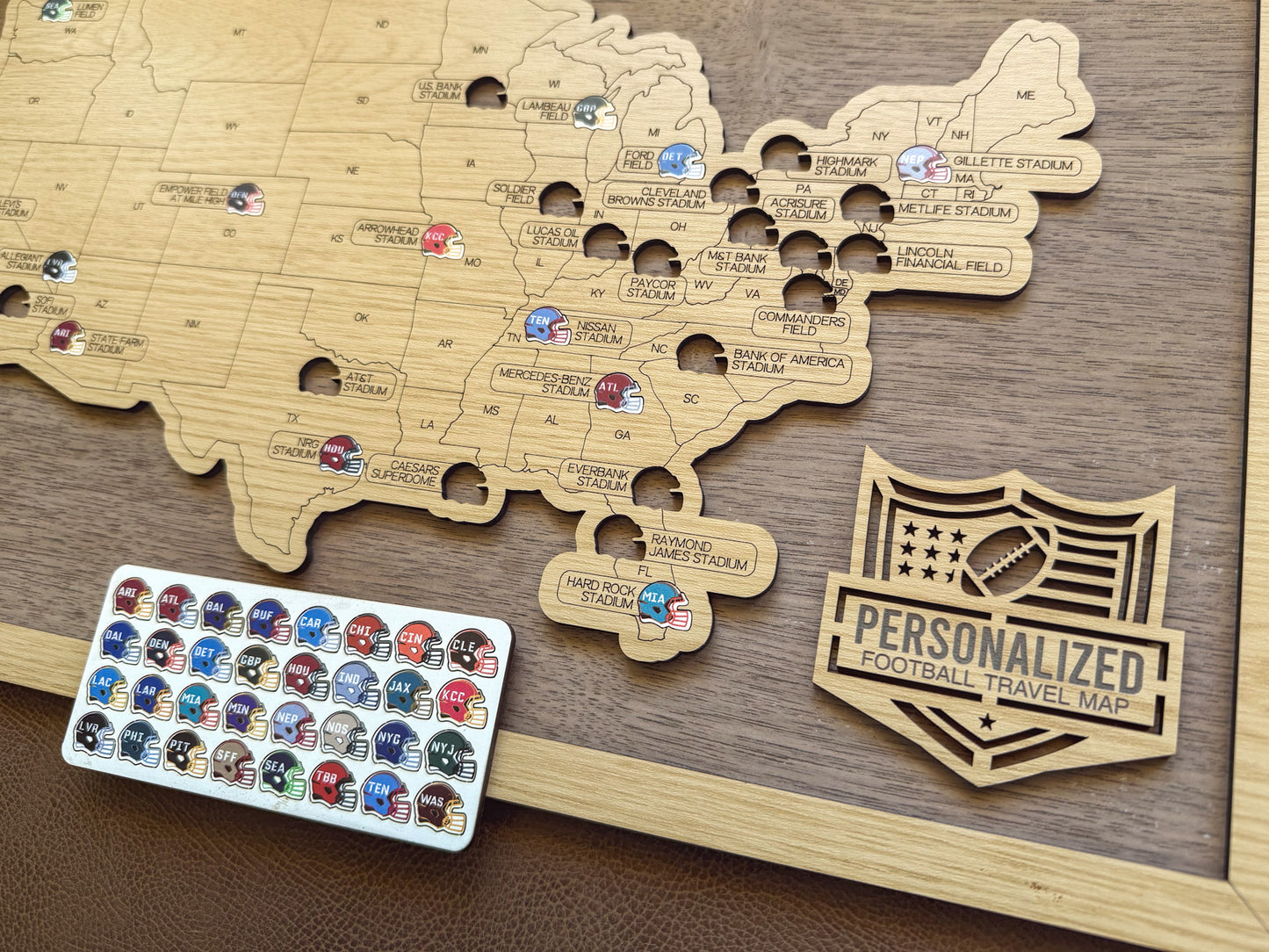 Every Chase | Pro Football Stadium Bucket List Map