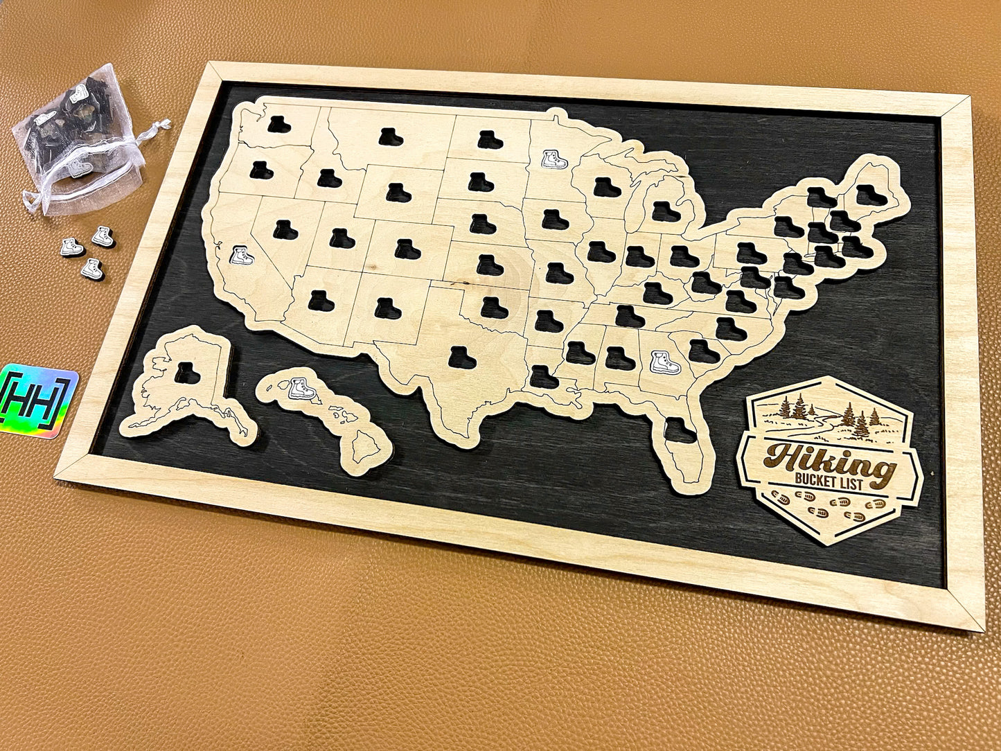 Every Chase | Hiking Bucket List Map | 1-Per-State