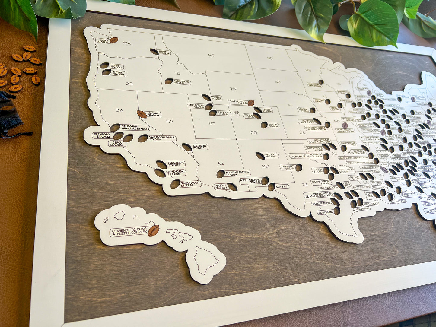 Every Chase | College Football Bowl Subdivision Stadium Bucket List Map