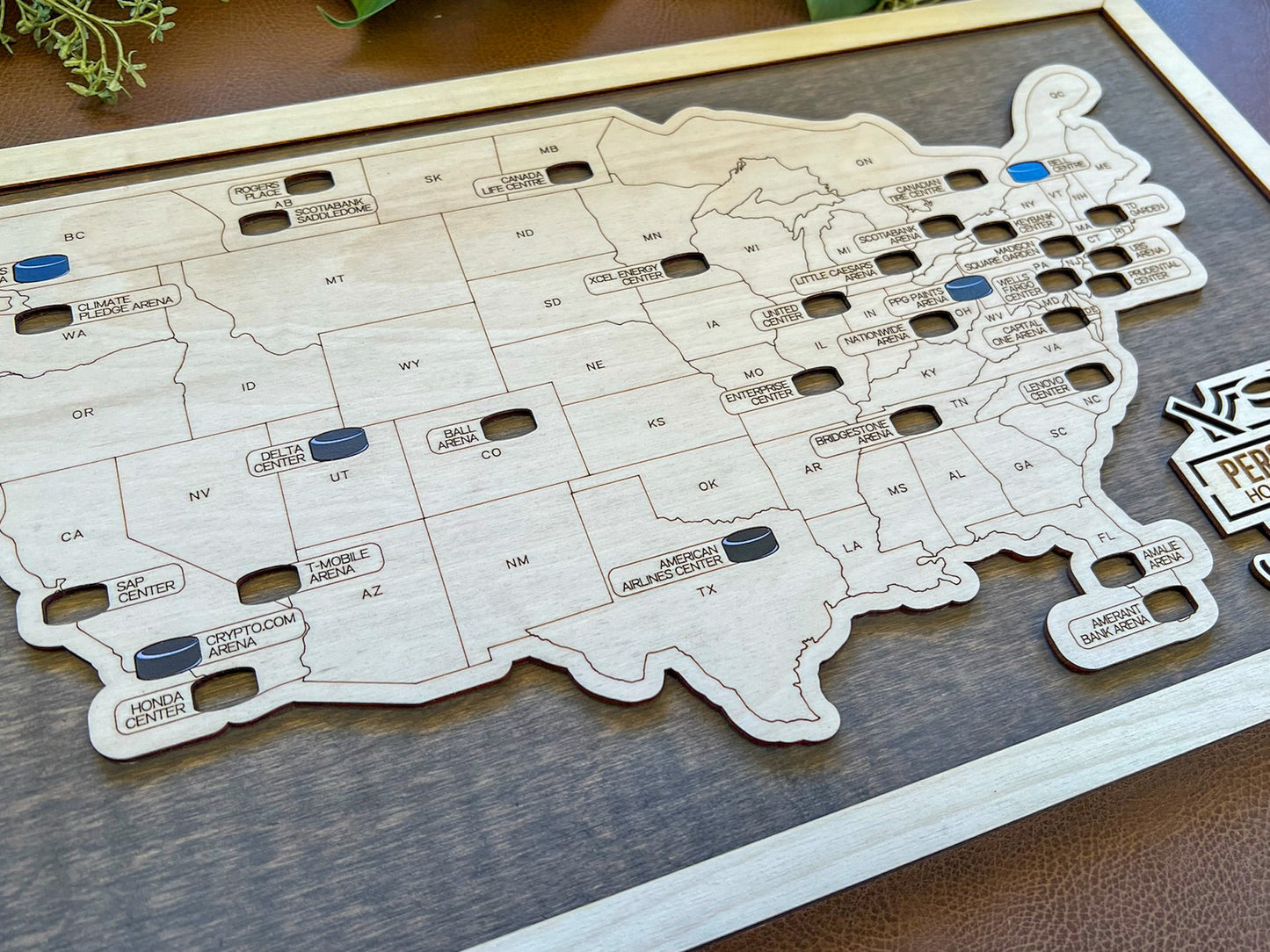 Every Chase | Pro Hockey Arena Bucket List Map | U.S. & Canadian