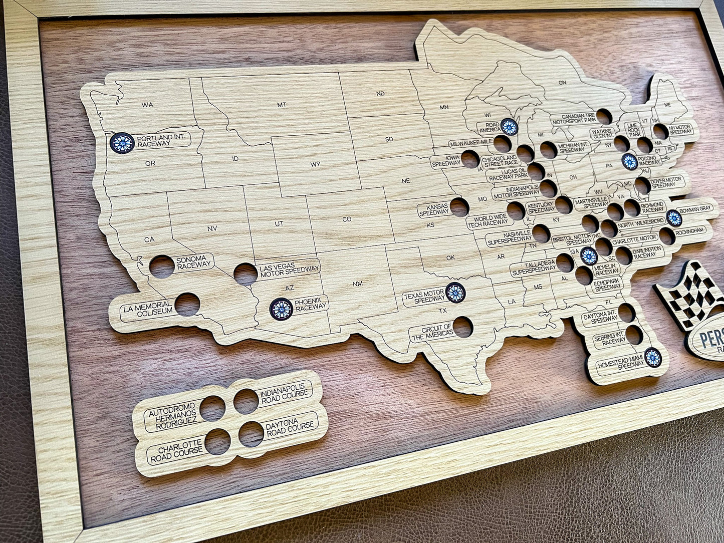 Every Chase | Raceway Bucket List Map