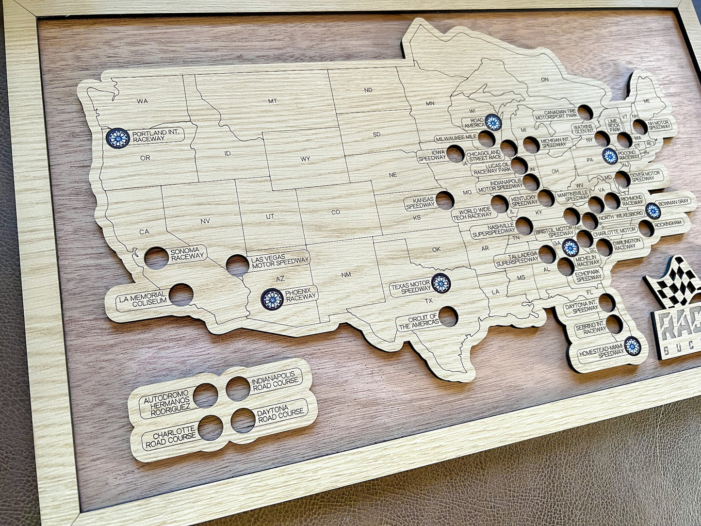 Every Chase | Raceway Bucket List Map