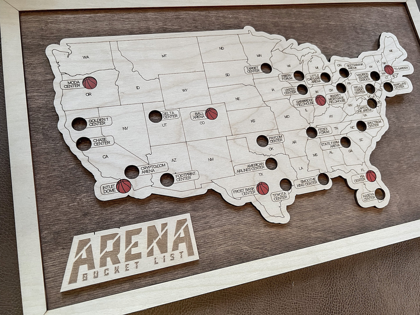 Every Chase | Men’s Pro Basketball Arena Map