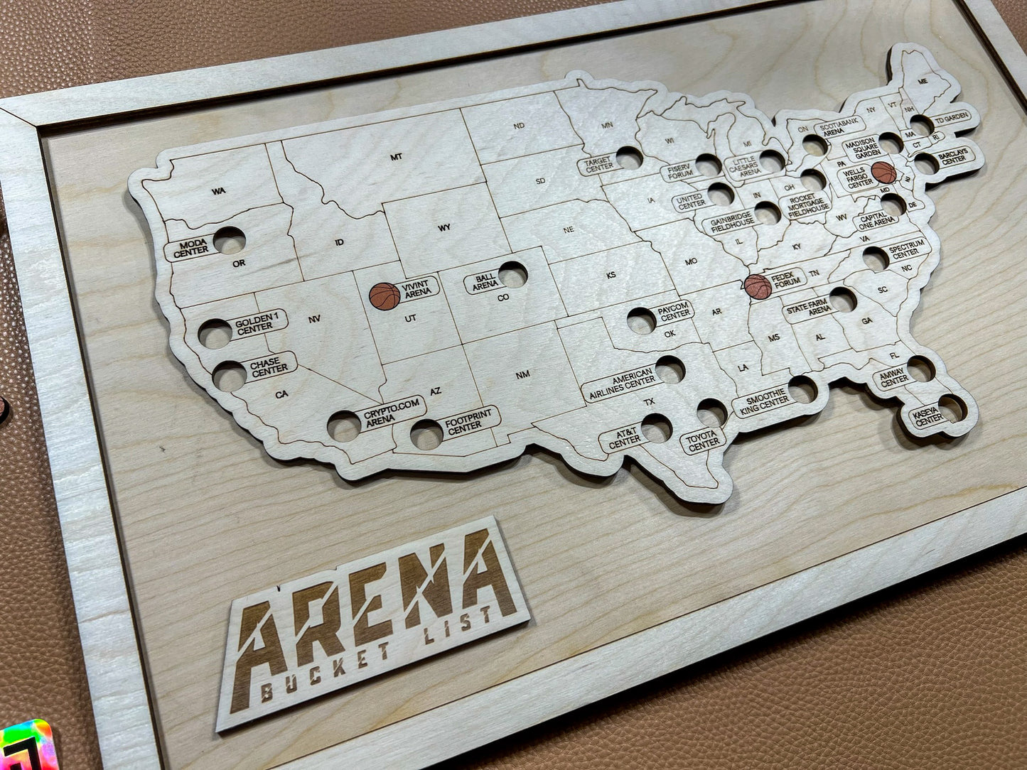 Every Chase | Men’s Pro Basketball Arena Map