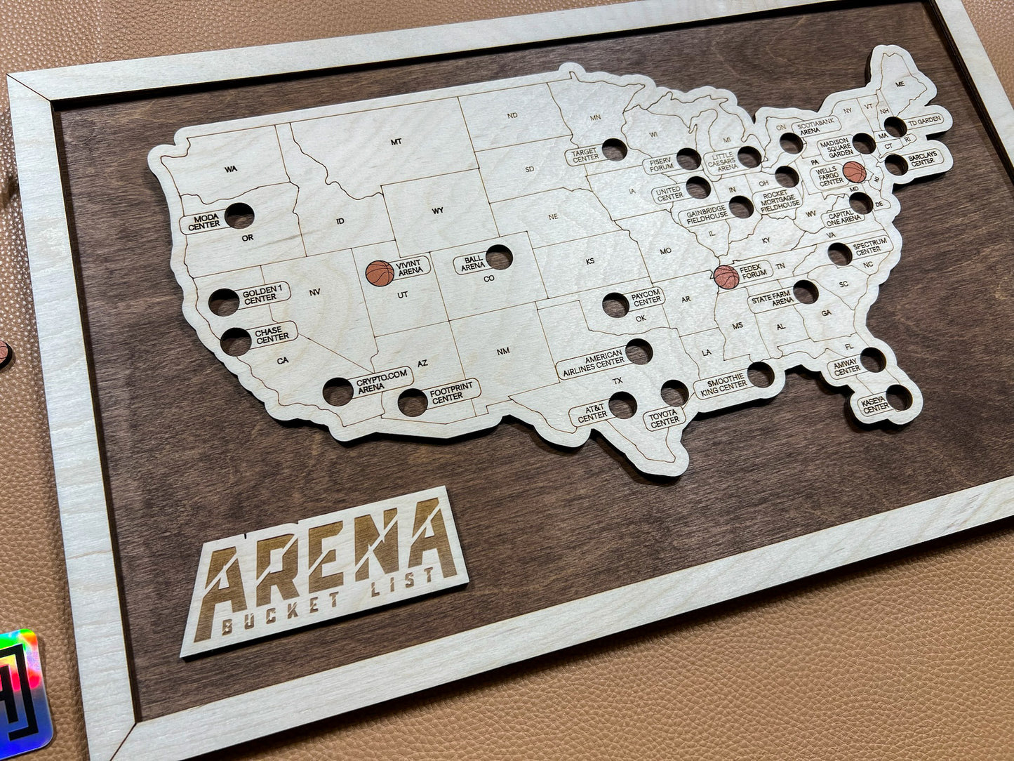 Every Chase | Men’s Pro Basketball Arena Map