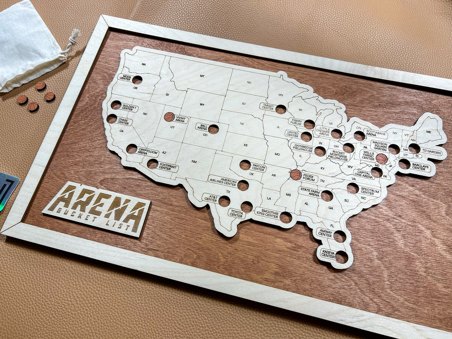 Every Chase | Men’s Pro Basketball Arena Map