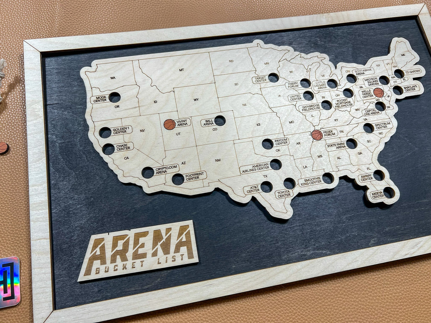 Every Chase | Men’s Pro Basketball Arena Map