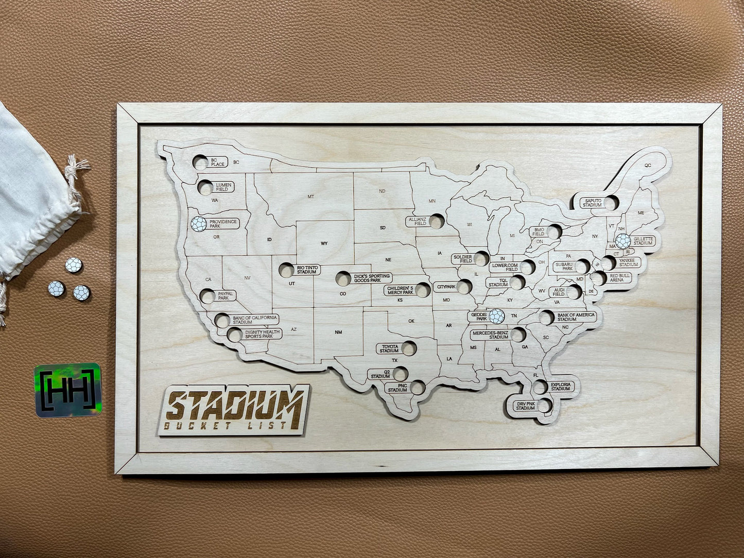 Every Chase | Pro Soccer Stadium Bucket List Map