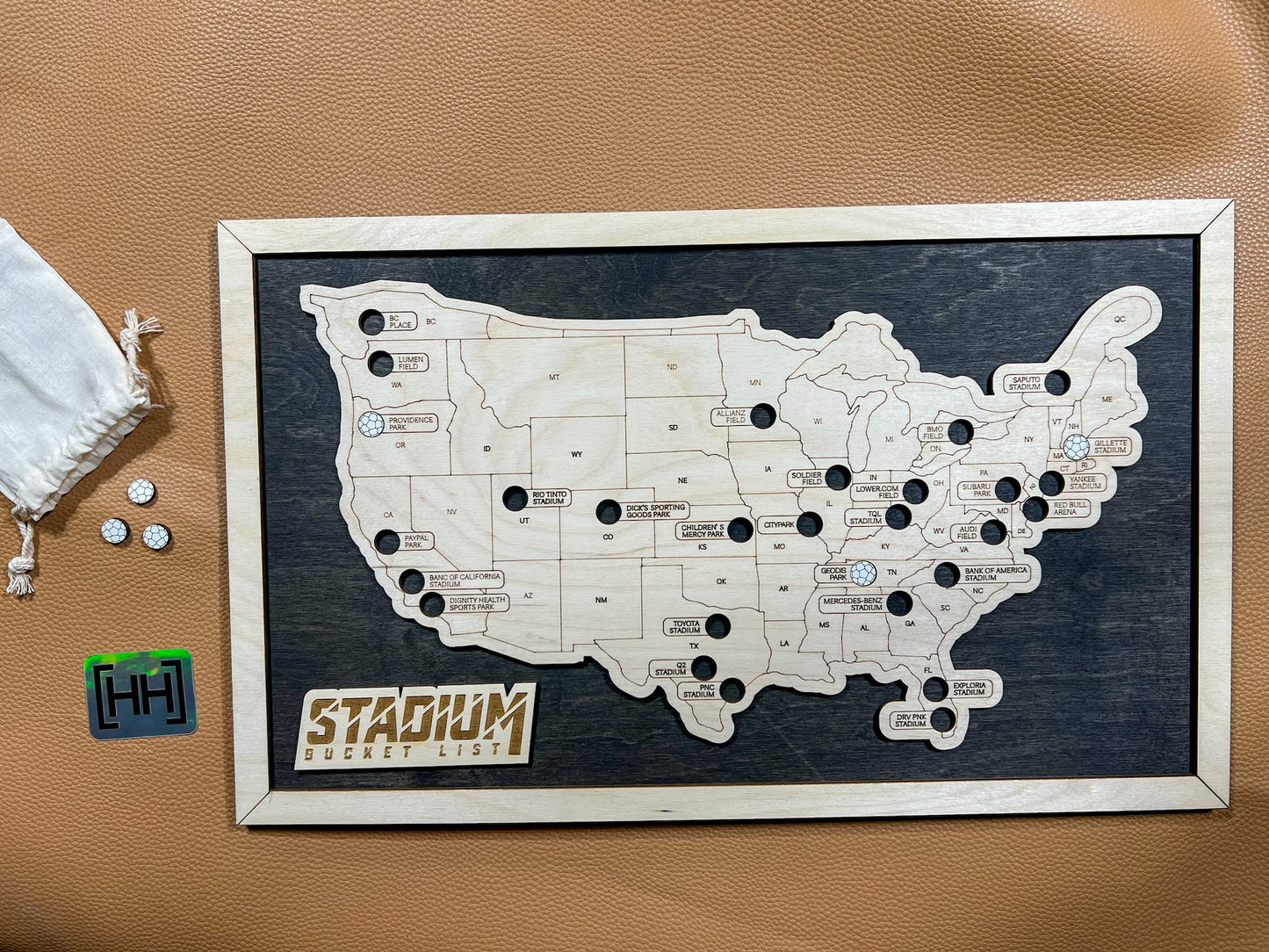 Every Chase | Pro Soccer Stadium Bucket List Map