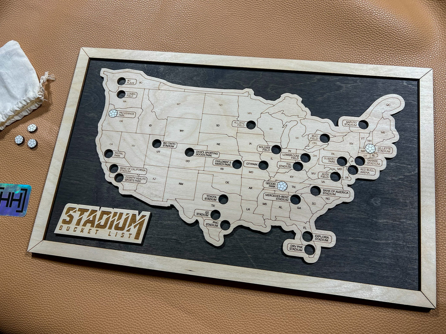 Every Chase | Pro Soccer Stadium Bucket List Map