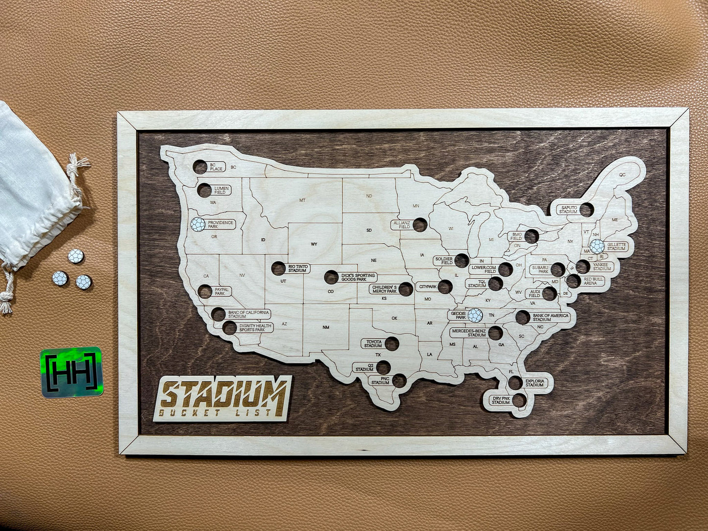 Every Chase | Pro Soccer Stadium Bucket List Map