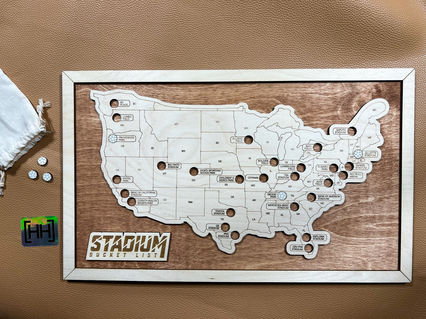 Every Chase | Pro Soccer Stadium Bucket List Map