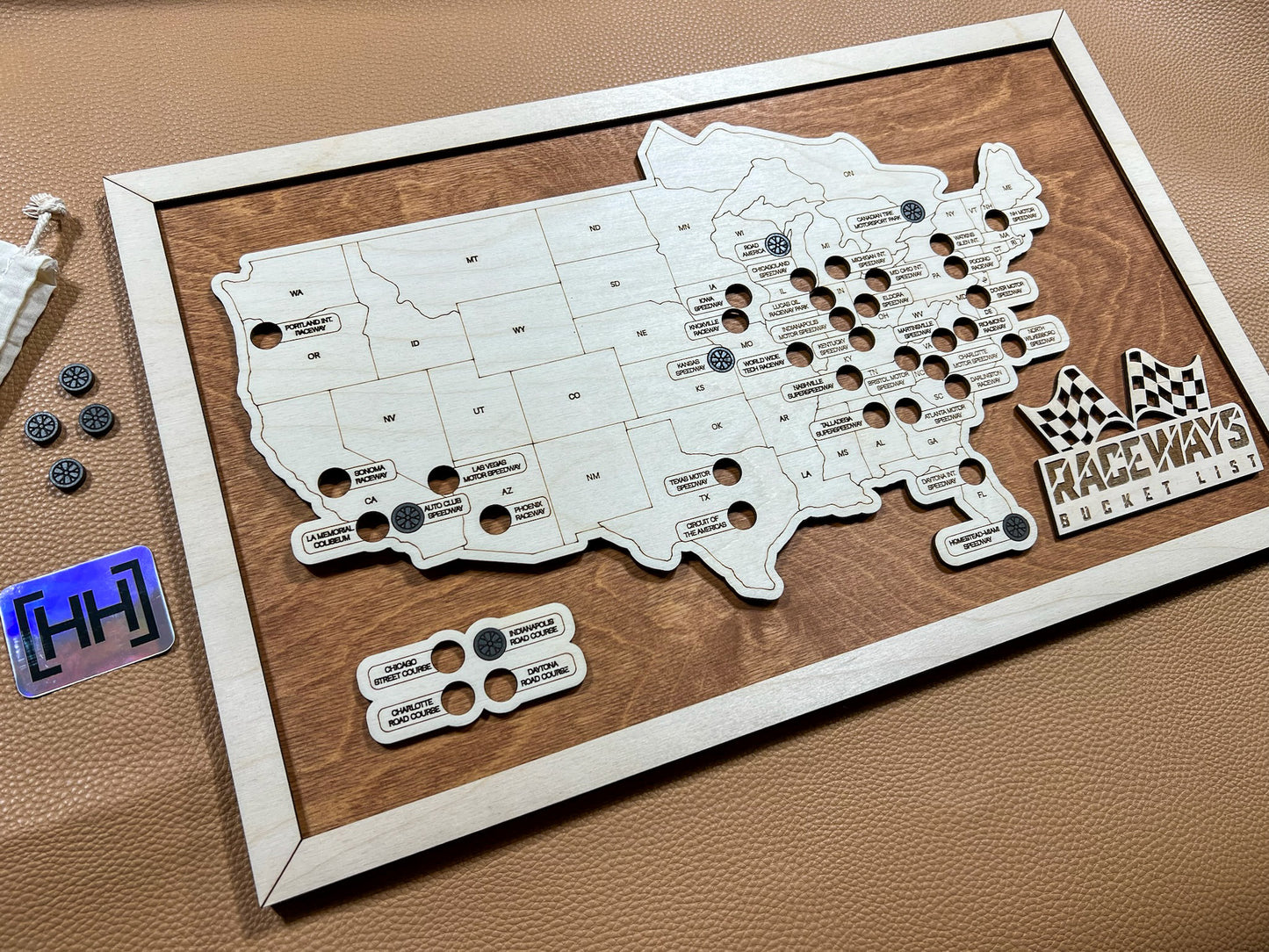 Every Chase | Raceway Bucket List Map