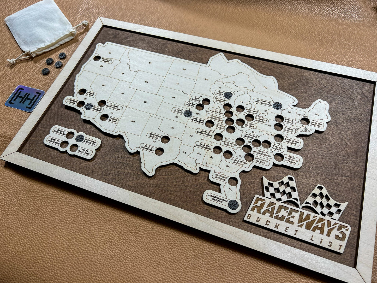 Every Chase | Raceway Bucket List Map
