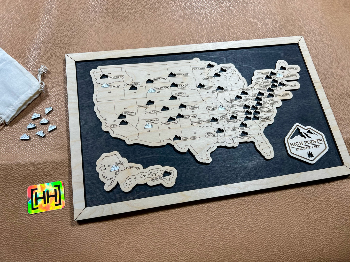Every Chase | High Points Bucket List Map | Curated