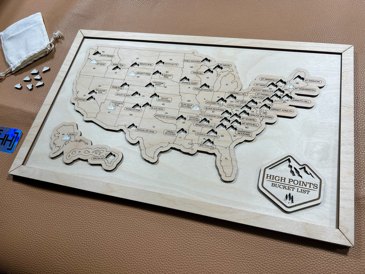 Every Chase | High Points Bucket List Map | Curated