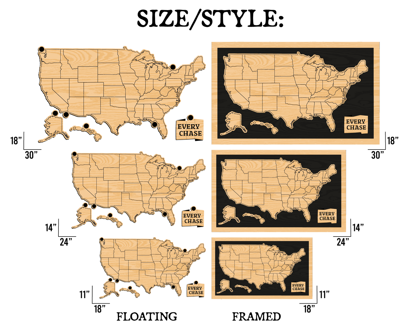 Cracker Barrel Restaurants Bucket List Map