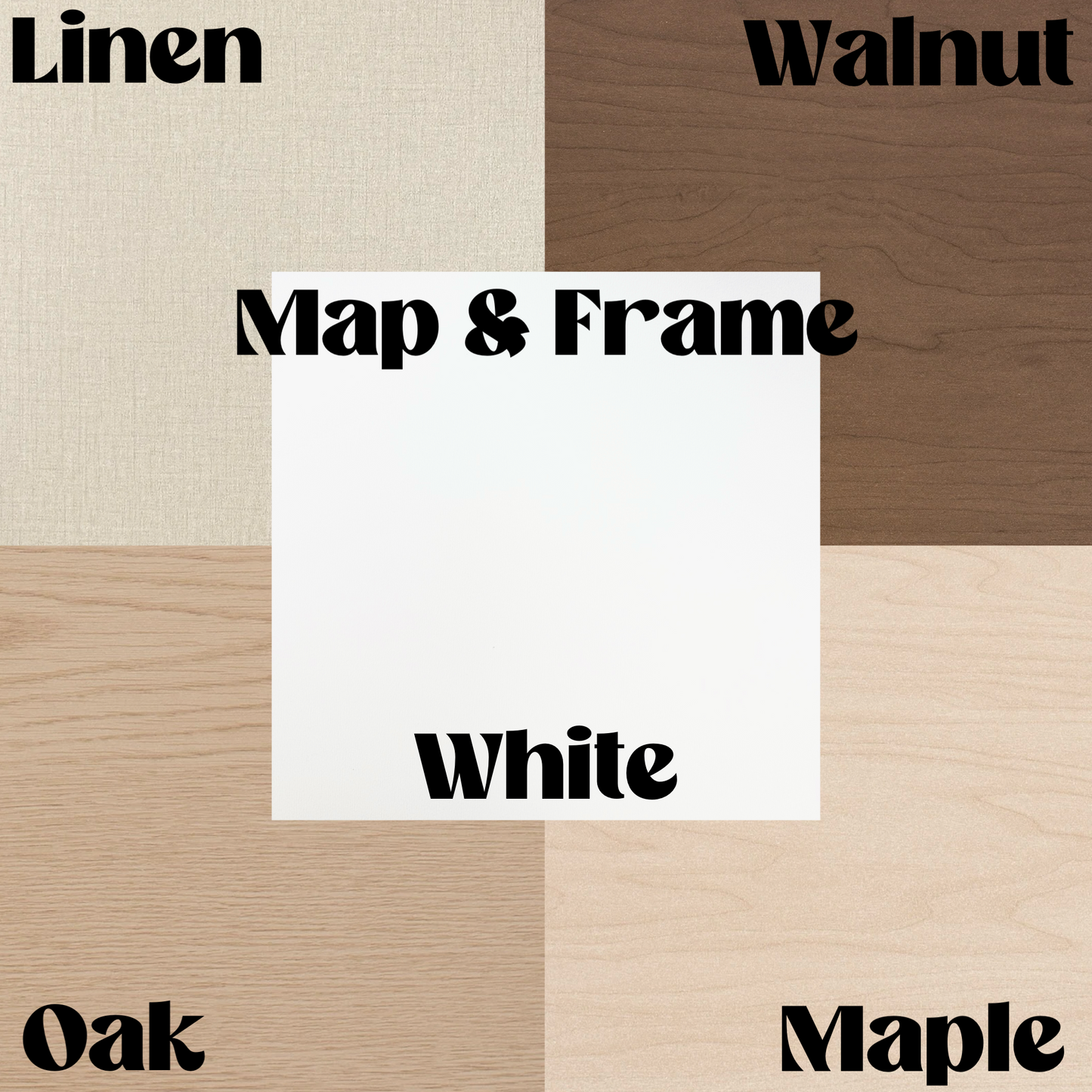 assorted wood finishes swatch