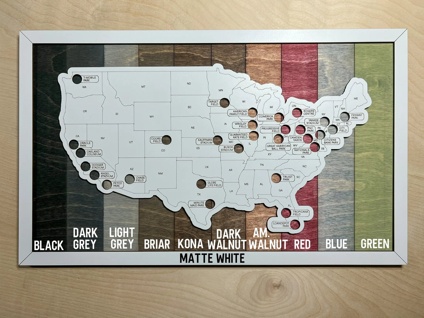 Every Chase | 50 States Bucket List Map