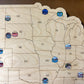 Every Chase | Printed Tokens USA National Parks Bucket List Map