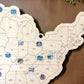 Every Chase | Printed Tokens USA National Parks Bucket List Map
