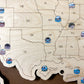 Every Chase | Printed Tokens USA National Parks Bucket List Map