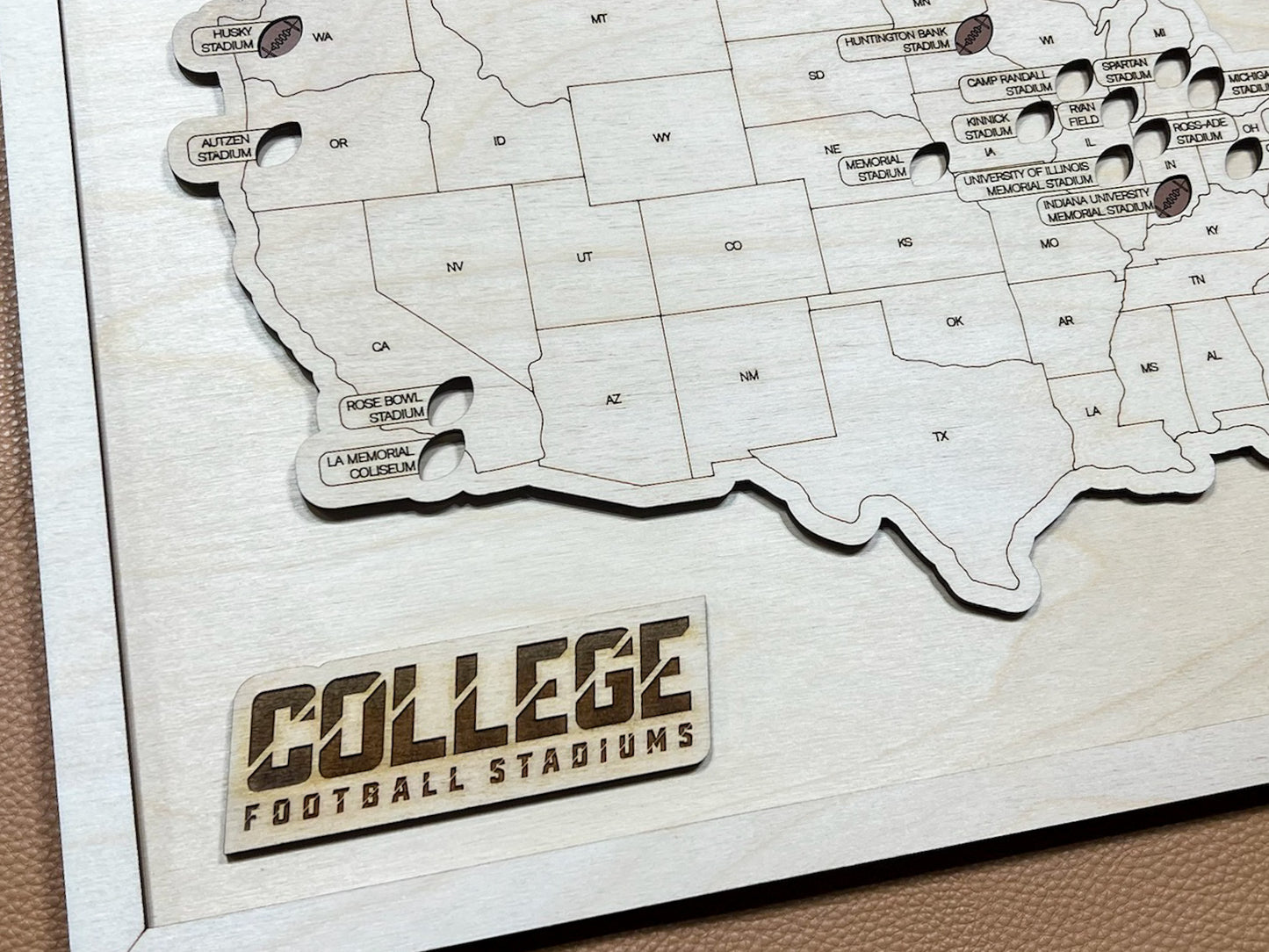 Every Chase | Big Ten Football Stadiums Bucket List Map