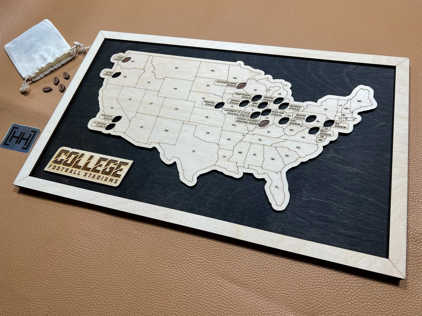 Every Chase | Big Ten Football Stadiums Bucket List Map