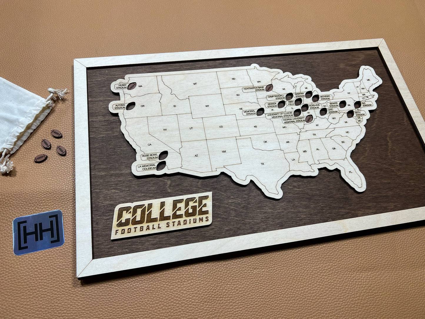 Every Chase | Big Ten Football Stadiums Bucket List Map