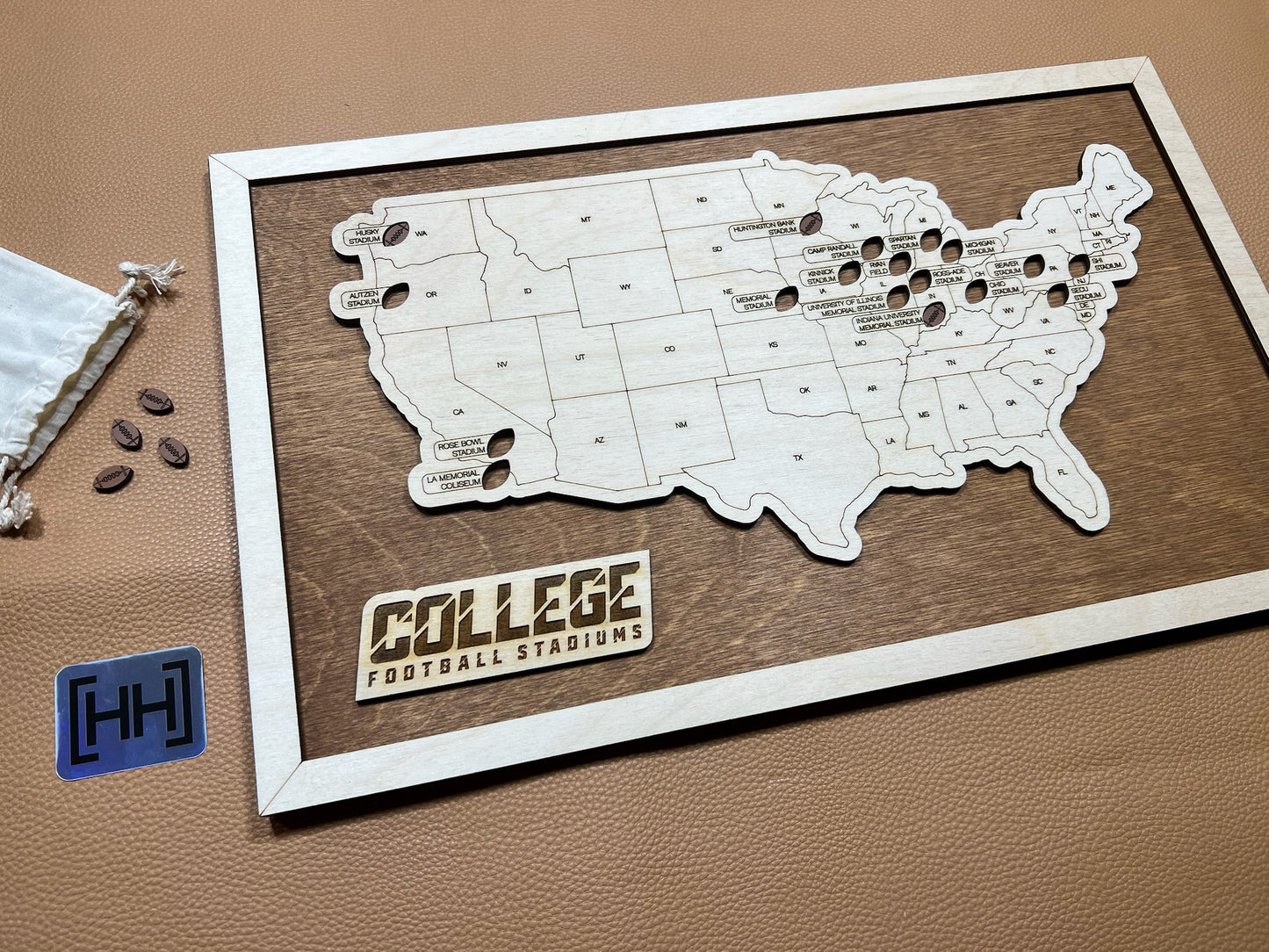 Every Chase | Big Ten Football Stadiums Bucket List Map