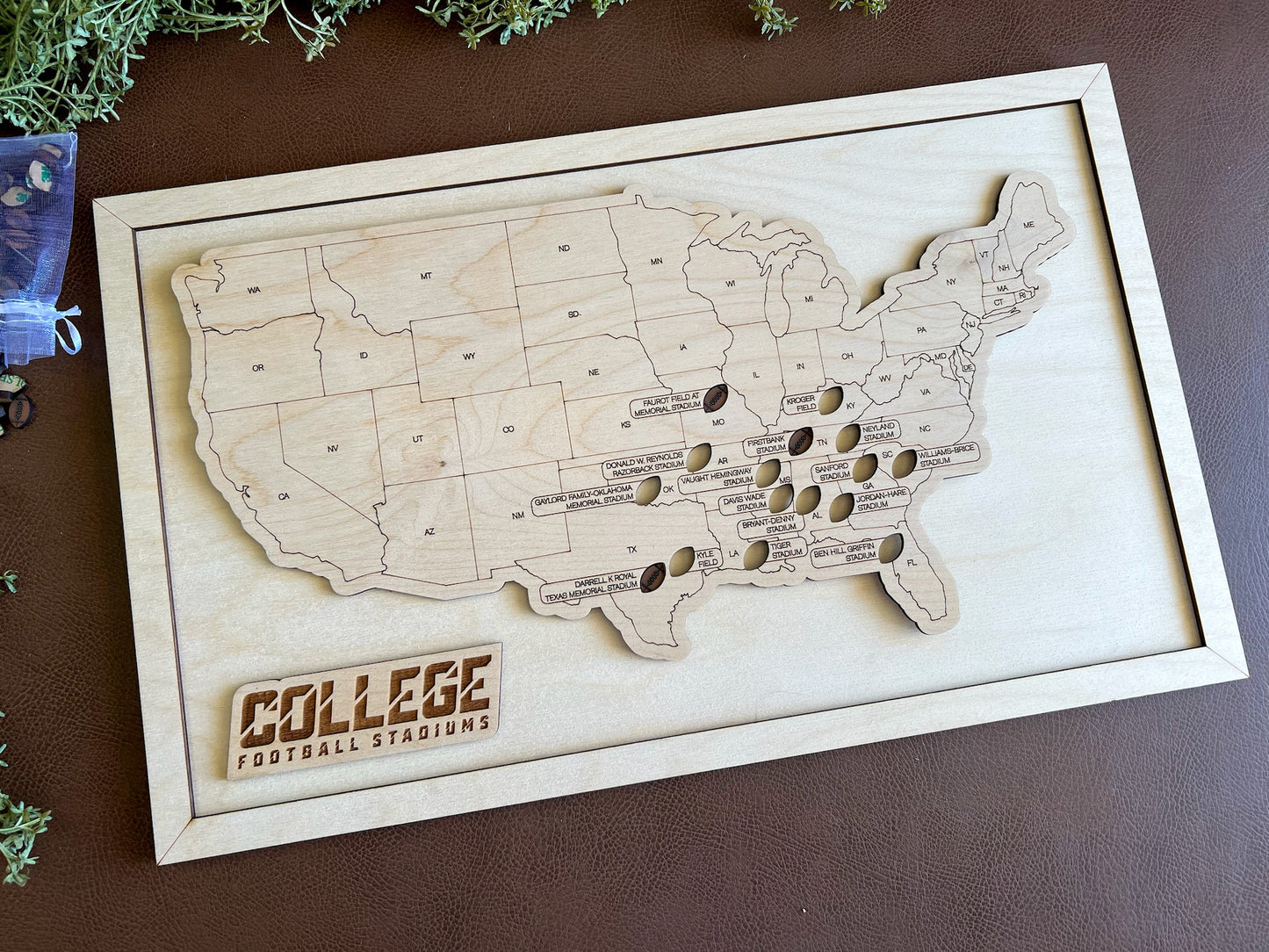 Every Chase | SEC Football Stadiums Bucket List Map