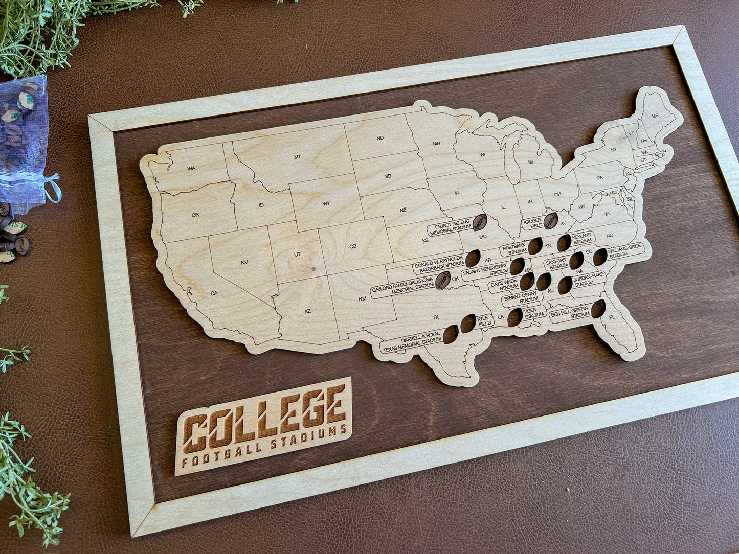 Every Chase | SEC Football Stadiums Bucket List Map