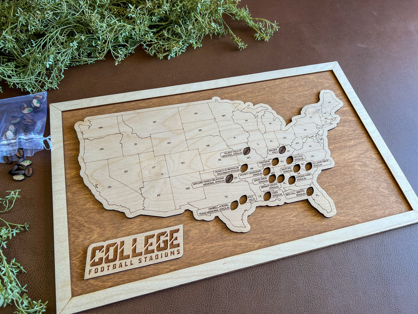 Every Chase | SEC Football Stadiums Bucket List Map